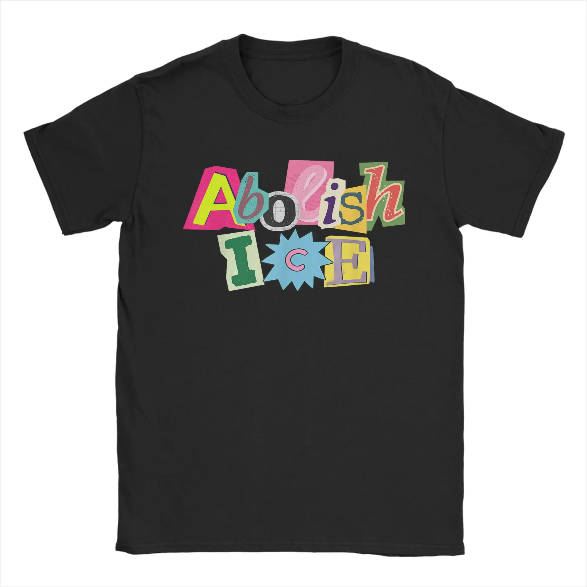 

Abolish ICE Colorful T Shirt Summer Fashion T Shirts Couple 100 Cotton O-Neck Oversize Tees Short Sleeves Awesome Tops