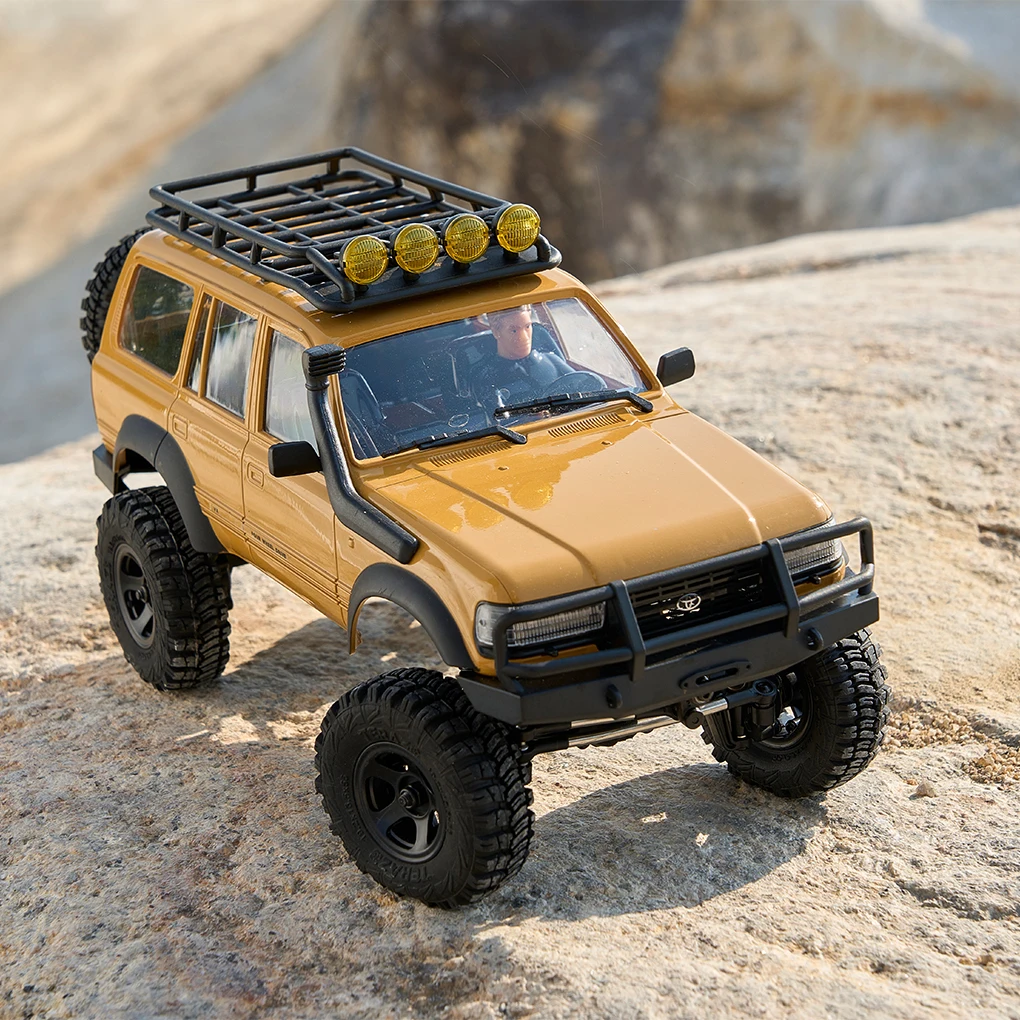 

1/18 FMS FCX18 LC80 Climbing Car Remote Control Car 2.4Ghz 4WD Electric Simulation Off Road Car Model Ultimate Steering Control