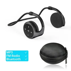 Arikasen-Fone De Ouvido Sem Fio Bluetooth, Suporte TF Cartão, Rádio FM, Mp3, Orelha Aberta HIFI, Fone De Ouvido Esportivo, Fones De Ouvido Impermeável com Microfone