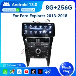 12.3 Inch Android 12 Car Radio For Ford Explorer 2013-2018 Intelligent System Autoradio Multimedia Player Carplay Navigation BT
