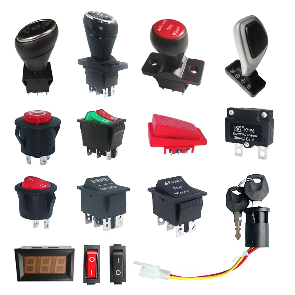 Switch for Kids Ride On Toys Car,Children Electric motorcycle switch, Switch for Power Wheels,Ride On Car accessories