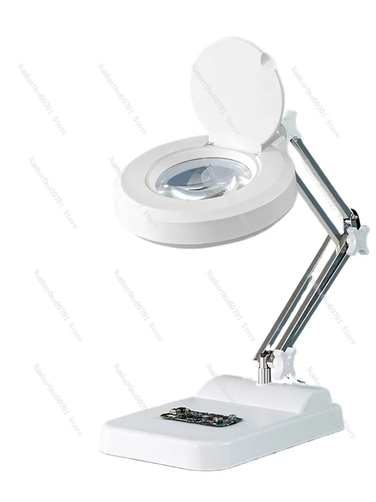 

HD-лупа, электронный ремонт, сварочная печатная плата мобильного телефона, материнская плата, светодиодная настольная лампа, увеличительное стекло