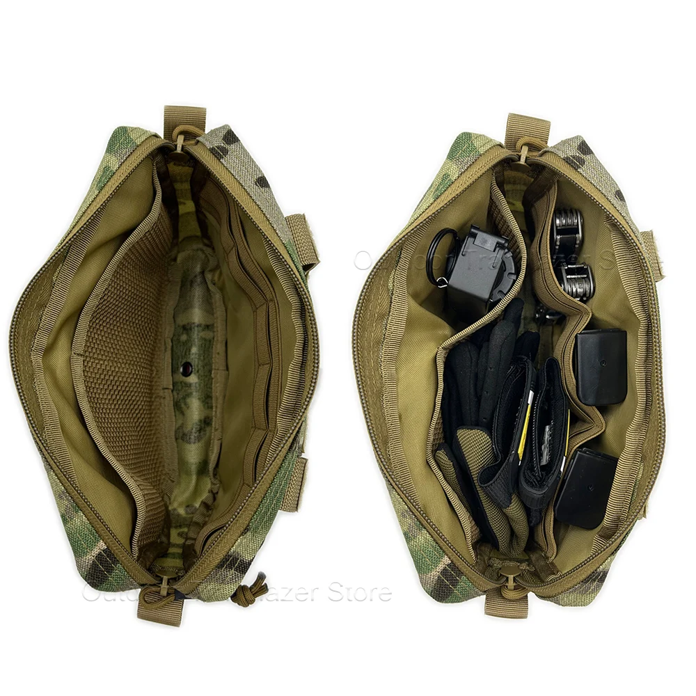 التكتيكية مول الصدر تلاعب قطرة تفريغ كيس مزموم البطن تفريغ قطرة الحقيبة للصيد الادسنس سترة الصدر معدات الملحقات حقيبة #3
