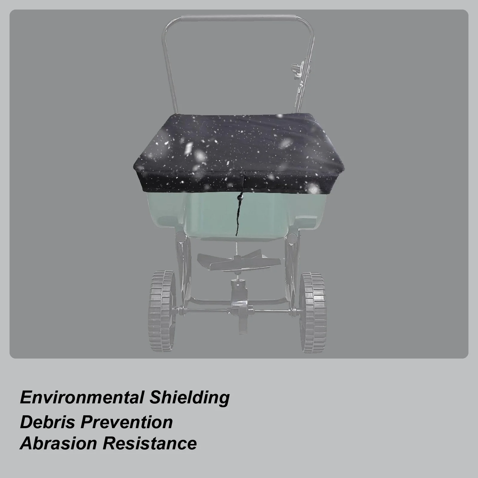 

Fertilizer Spreader Cover Dustproof Spreader Protector Dustproof Fertilizer Hopper Oxford Cloth Cover For Farm Outdoors Yard