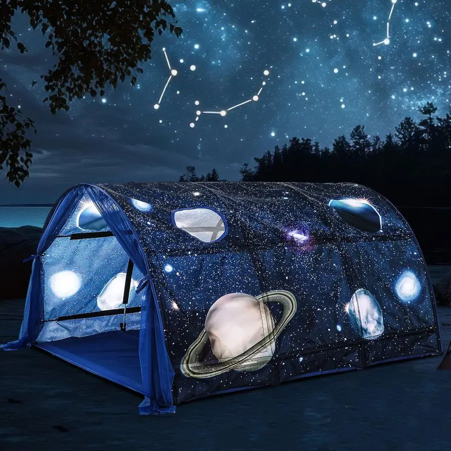 

Палатка с двуспальной кроватью, большая двуспальная палатка, игровая кровать с сумкой для переноски, складная для спальни в помещении