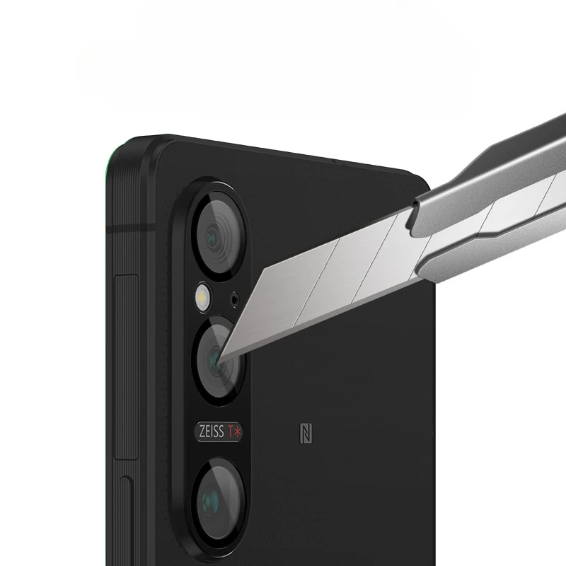 Aluminum Metal Rear Camera Lens Glass For Sony Xperia 1 VI Xperia1VI Lens Protector Ring Film Tempered Glass