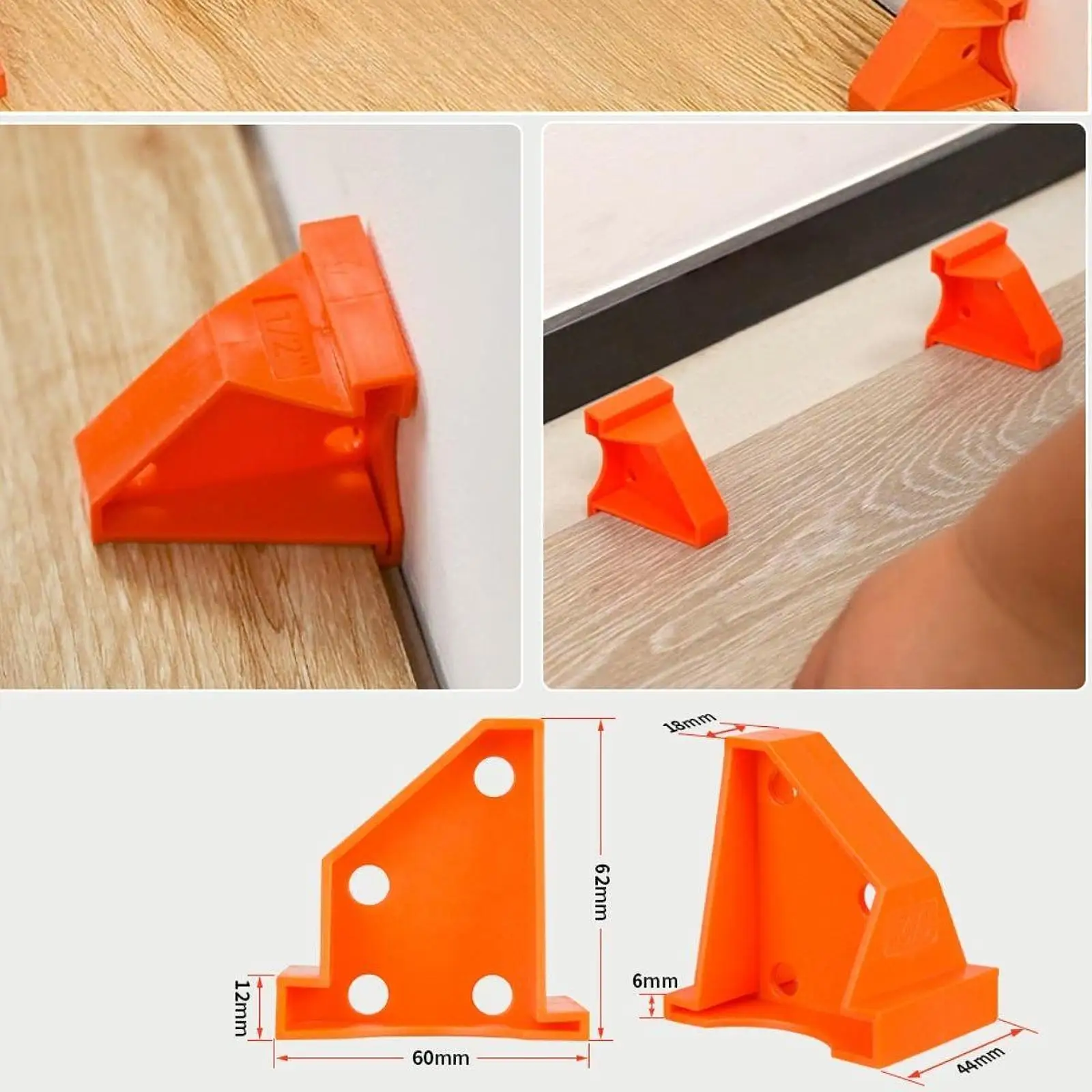 

20 шт. разделителей для напольных покрытий, аксессуары для ламината и инженерной древесины