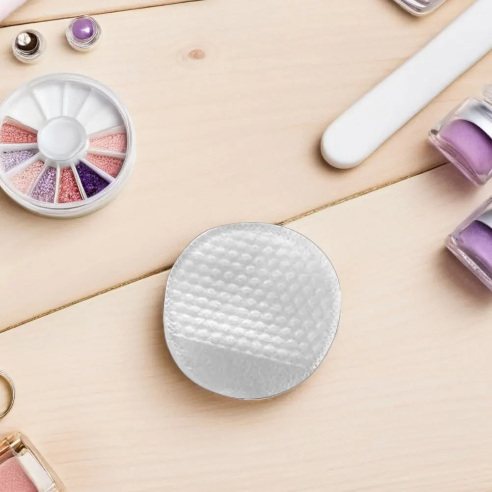 120 قطعة من وسادات مزيل المكياج ذات الملمس اللؤلؤي على الوجهين، جولات ناعمة خالية من الوبر لتنظيف الوجه للبشرة الحساسة