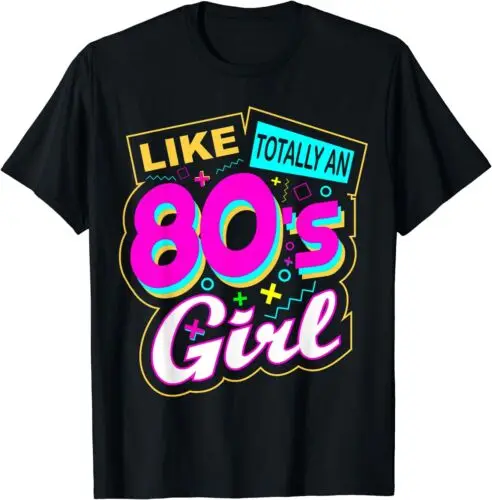 

NEW Cool 80's Girl Retro Fashion Throwback Culture Party Lover T-Shirt S-5XL