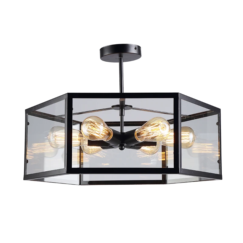 

Cafe Lights Bar Wrought Iron Ceiling Lights Living Room Dining Room Study Lights