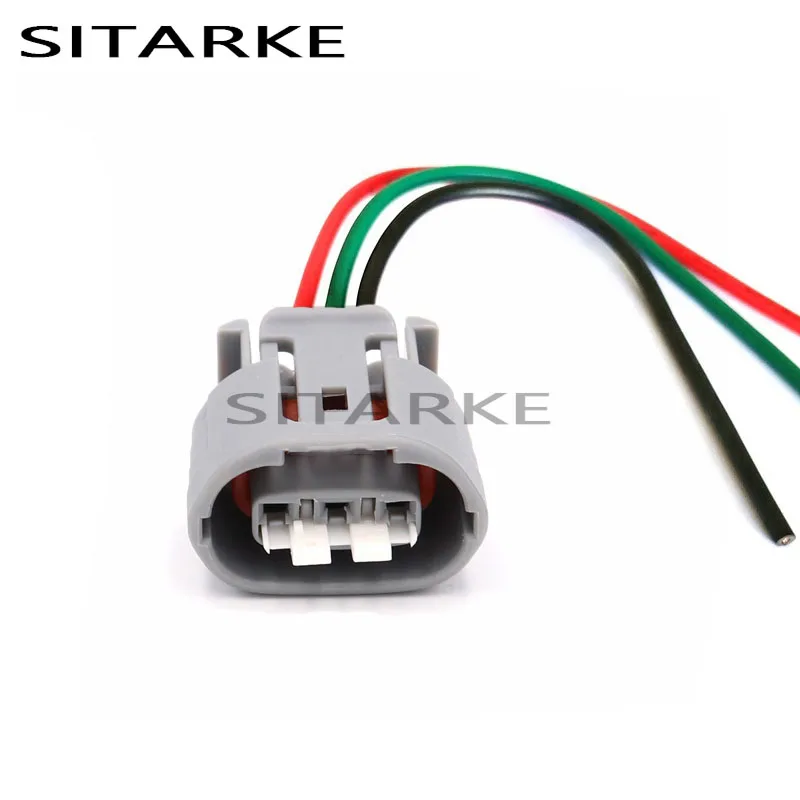 

1Set 3Pin Waterproof Sumitomo Toyota Nissan Wire Harness Car Generator Regulator Plug Connector 6189-0443 With 15CM Cable