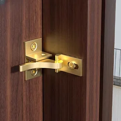 Security latch window buckle brass bird buckle surface mounted pin lock security anti-theft retro window automatic door buckle
