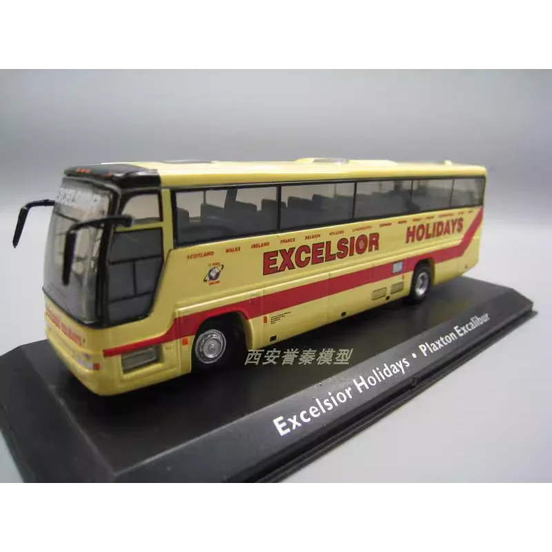 

Литой под давлением масштаб 1/72 EXCELSIOR HOLIDAYS PLAXTON, модель автомобиля из сплава, Коллекционная игрушка, подарок, сувенир, украшение для дисплея