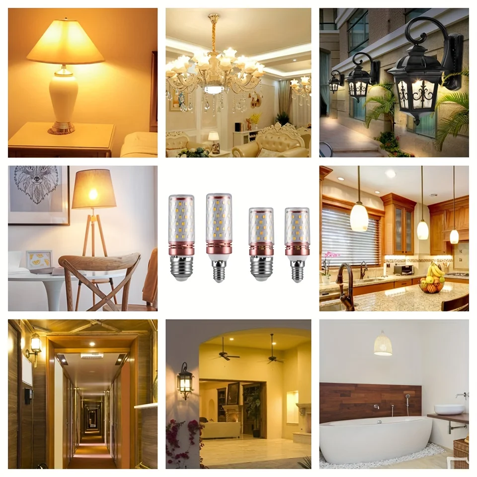 2pcs LED Lamp E14 E27 LED SMD 5730 AC85-265V Corn Light Bulbs LEDs Lamparas LED Corn Bulb For Home Decoration Ampoule Led Light