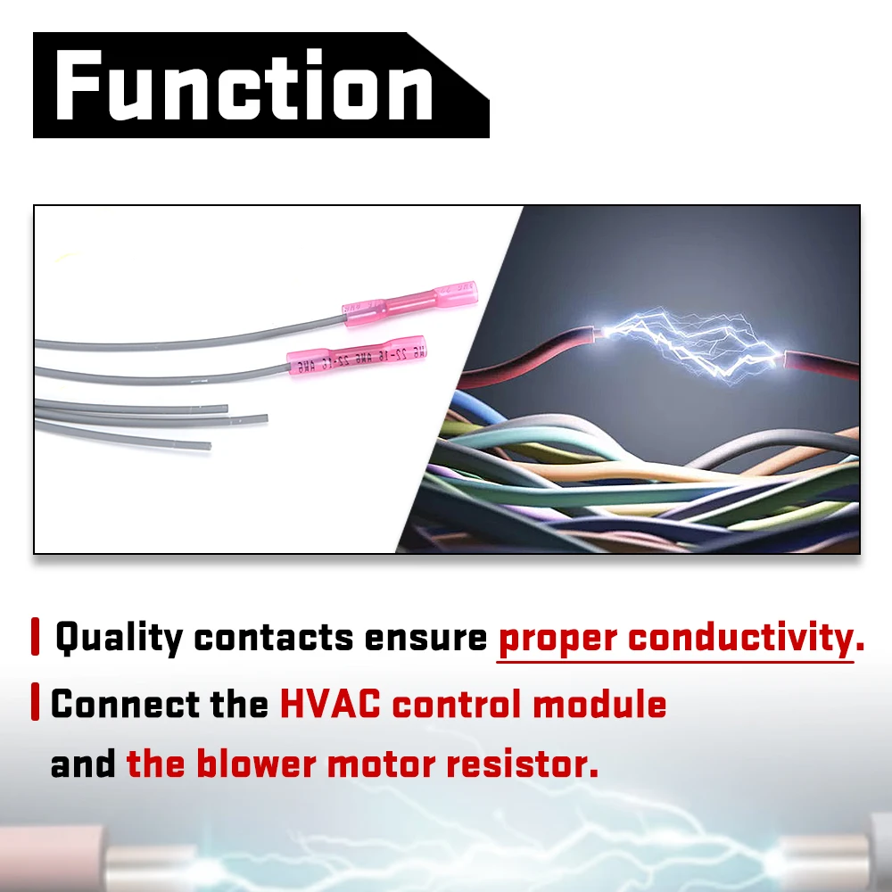 HVAC Blower Motor Resistor Harness 99595KW 2016 For Chevrolet Trax 2015 2016 2017 2018 2019 Plug And Play Car Accesories