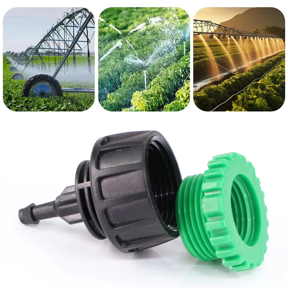 2 buah konektor keran selang taman, benang wanita 1/2 "3/4" ke 4/7mm 8/11mm 16mm adaptor Micro Drip Tubing fitting sambungan irigasi