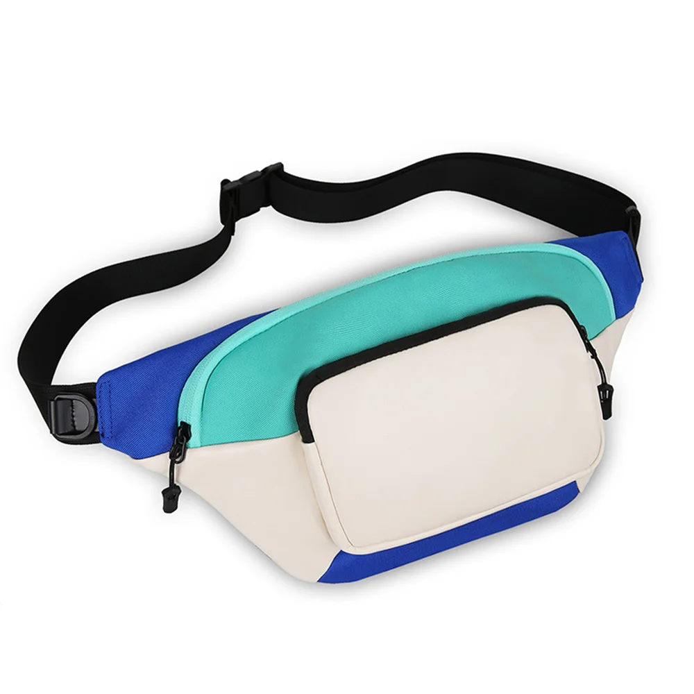 

Chest Bag Colorblocking Cell Phone Bag Sports Bag Fashionable Waist Pack For Outdoor Activities Fitness Enthusiasts Traveling