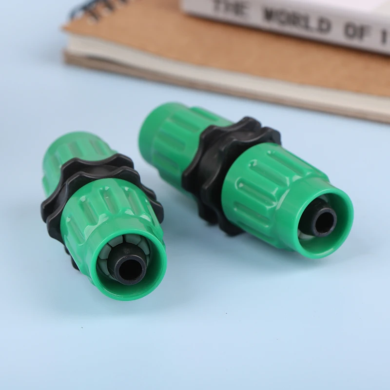 1Pc Connector For 3/4In 5/8In Garden Hose Expandable Garden Hose Repair Parts Dual-Channel Hose Female Male Connector