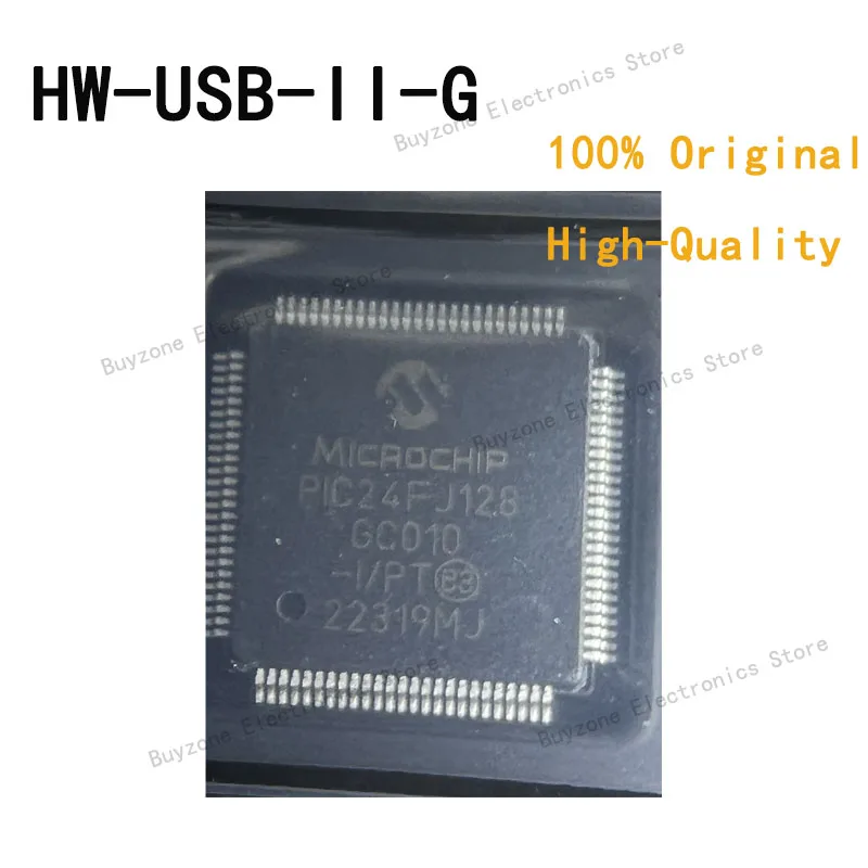 

5PCS/LOT 100% quality original PIC24FJ128GC010T-I/PT MCU16-bit PIC RISC 128KB Flash 2.5V/3.3V Automotive 100-Pin TQFP T/R