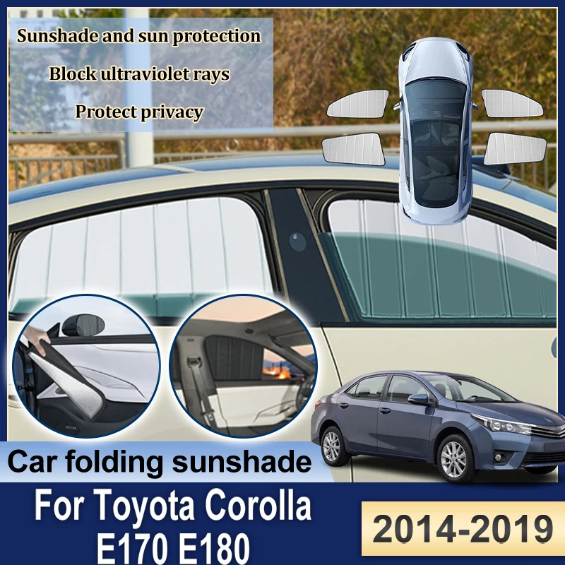 

Car Sun Visors For Toyota Corolla E180 2013~2018 Accessories E170 2014 2019 2015 Auto Side Window Sun Shade Windshield Sunshades