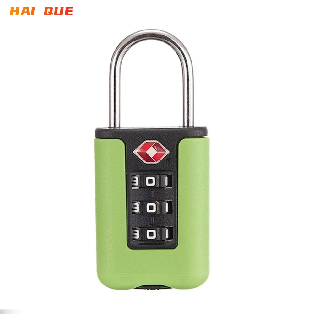 TSA Customs Password Lock Contrast Color Design lucchetto antifurto valigia da viaggio zaino per bagagli lucchetto a combinazion