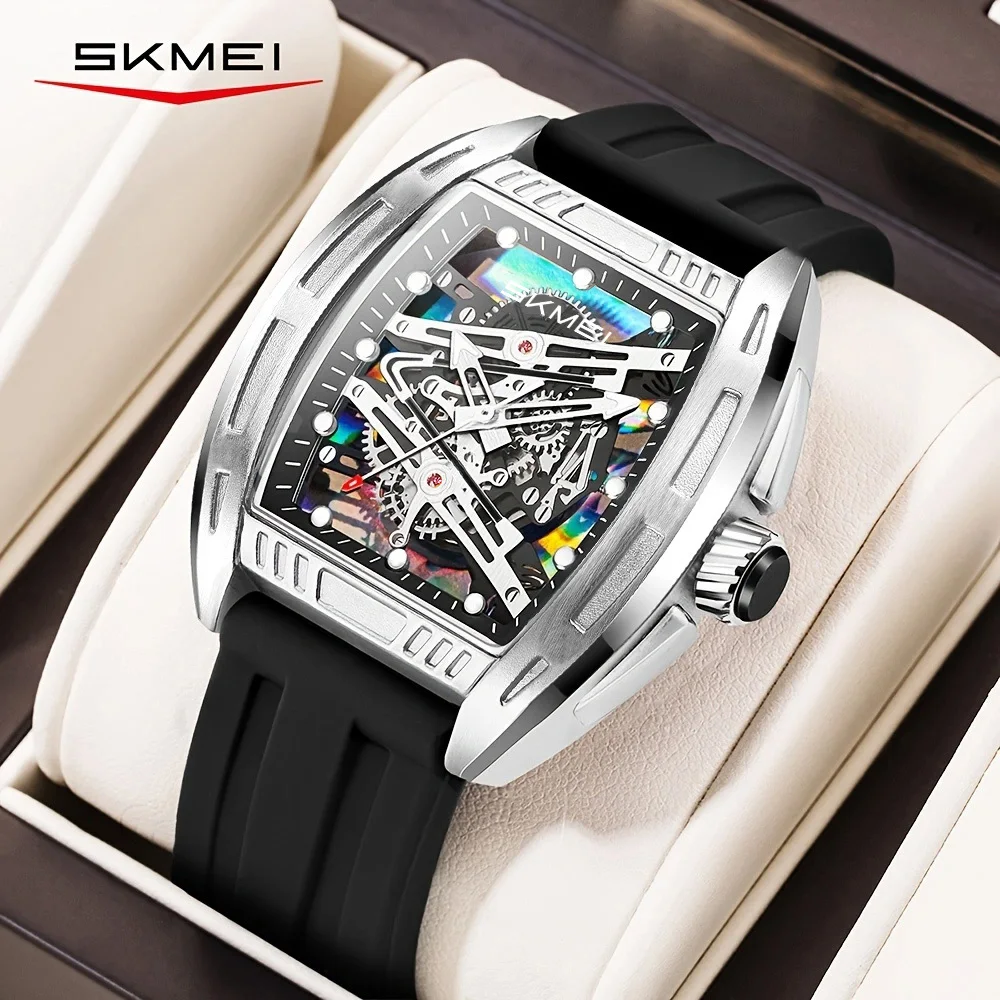 

SKMEI 7068 Оригинальные кварцевые наручные часы, модные мужские и женские деловые часы, водонепроницаемость 3ATM, HD-подсветка для ночного видения, металлический корпус и ремешок