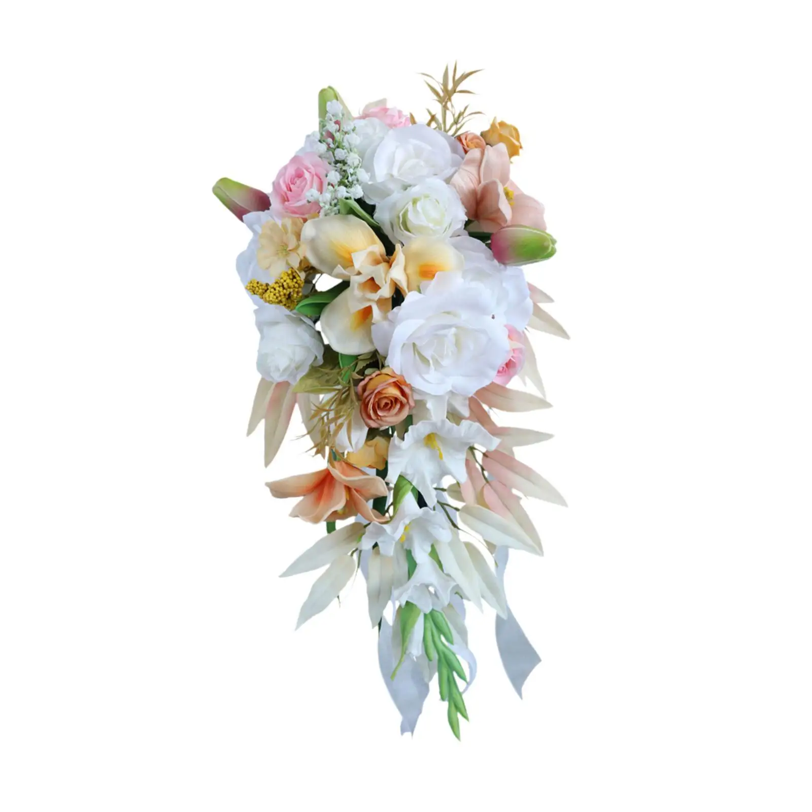 Wedding Bouquet Lifelike Lightweight Elegant Bride Holding Bouquet for Anniversary Party Decoration Graduation Bridesmaids