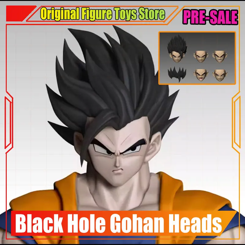

Новая аниме-фигурка Black Hole Dragon Ball Son Gohan Heads, комплект аксессуаров для резьбы по голове God Gohan, комплект аксессуаров без игрушек для тела