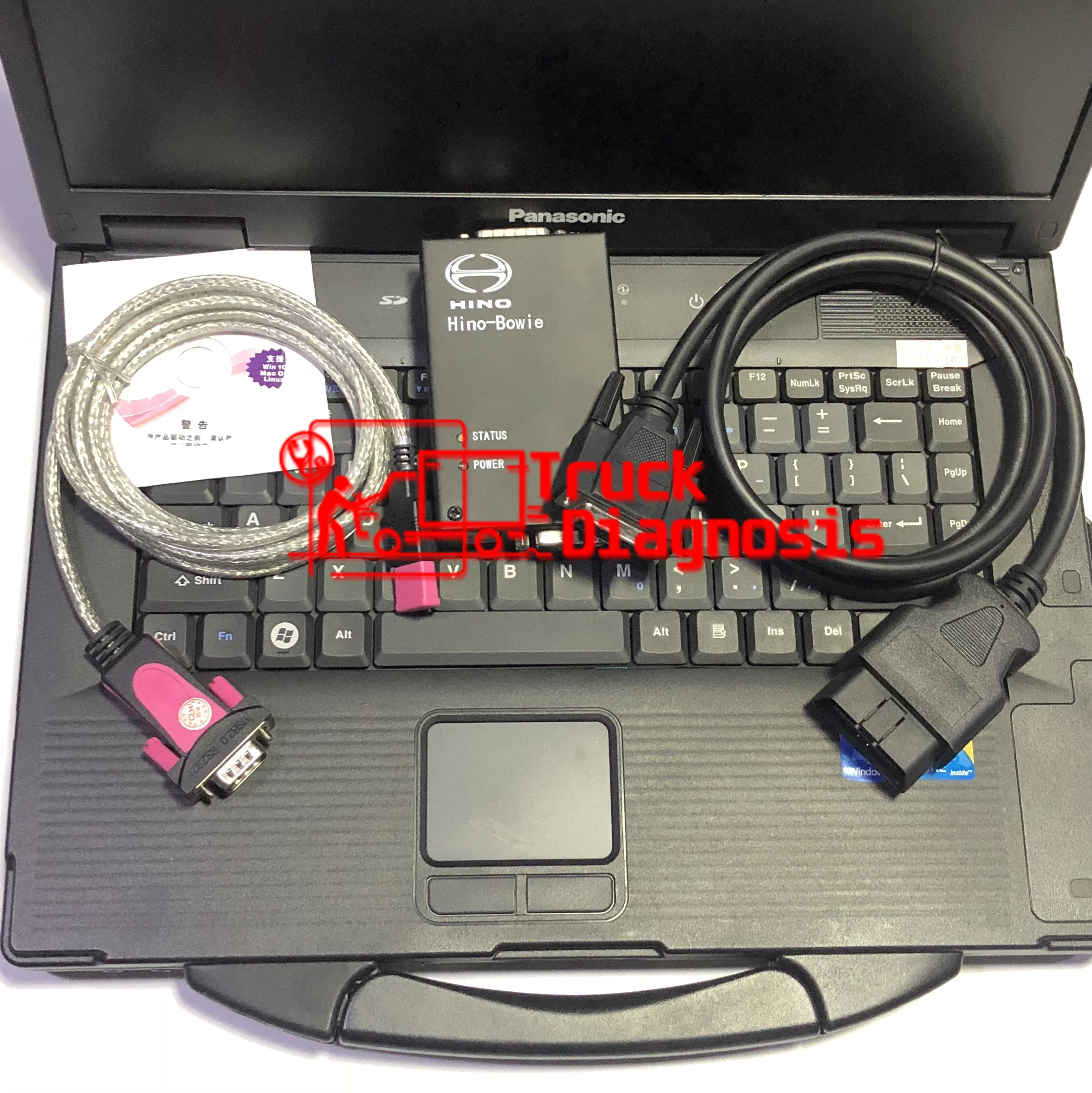 CF52 Laptop Diagnostic for Hino Bowie Hino Diagnostic Explorer V3.16 Hino DX Truck Diagnostic Scanner