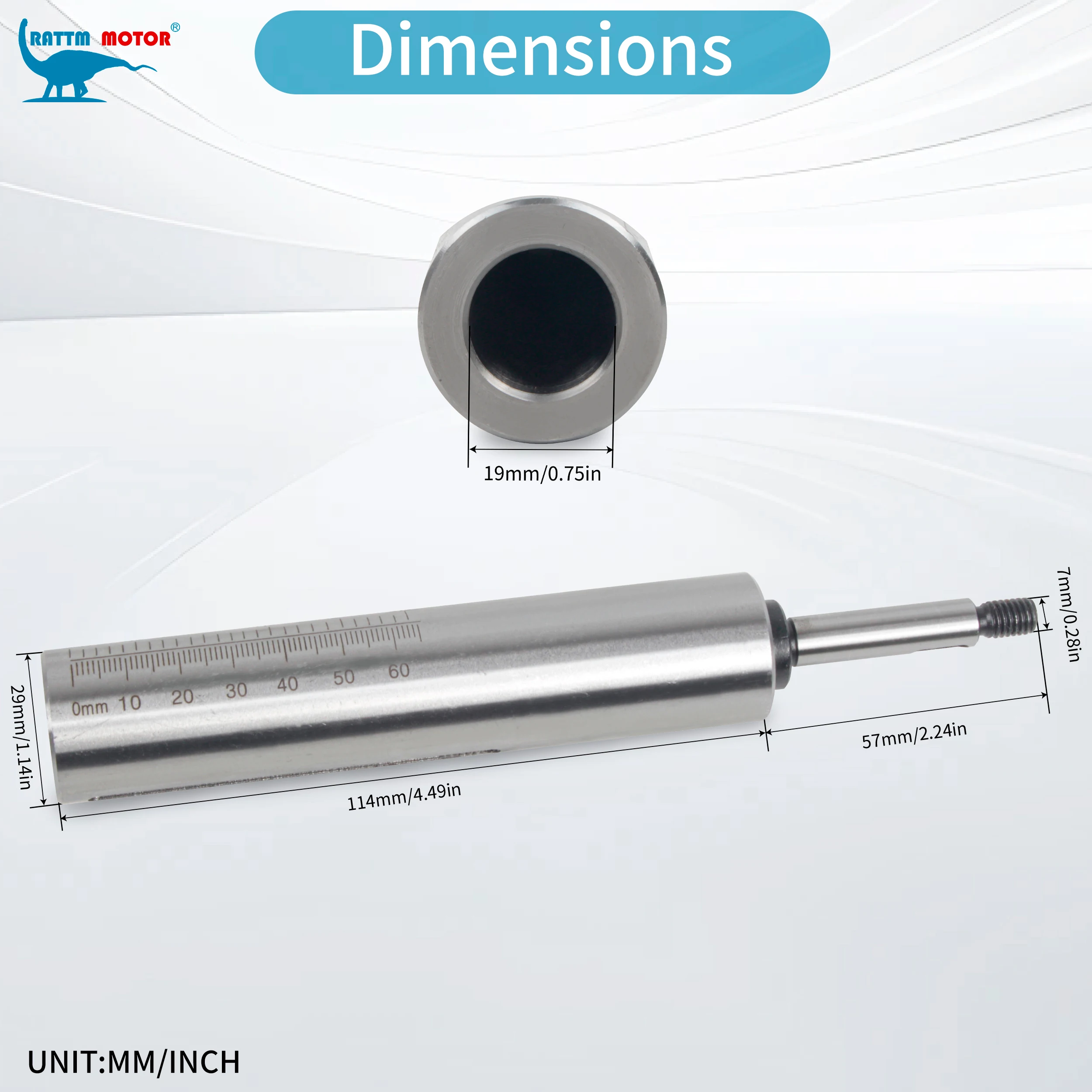 Lathe Machine Accessories Part MT2 # Tailstock Sleeve For JY250 Lathe 250 Lathe Tool Part