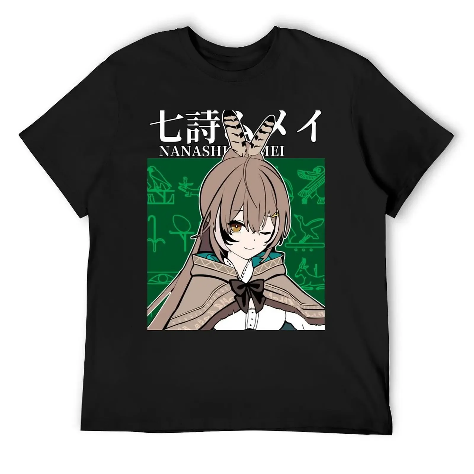 

Hololive EN Council Nanashi Mumei T-Shirt oversize t-shirts man summer top Men's clothing