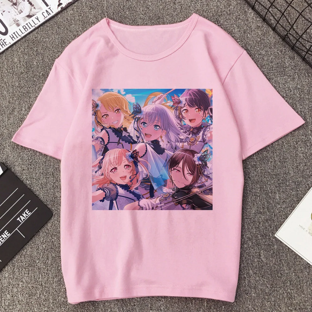 Bang Dream shirt women gothic harajuku vintage alternative  clearance sales tshirt korean fashion jojifuku grunge