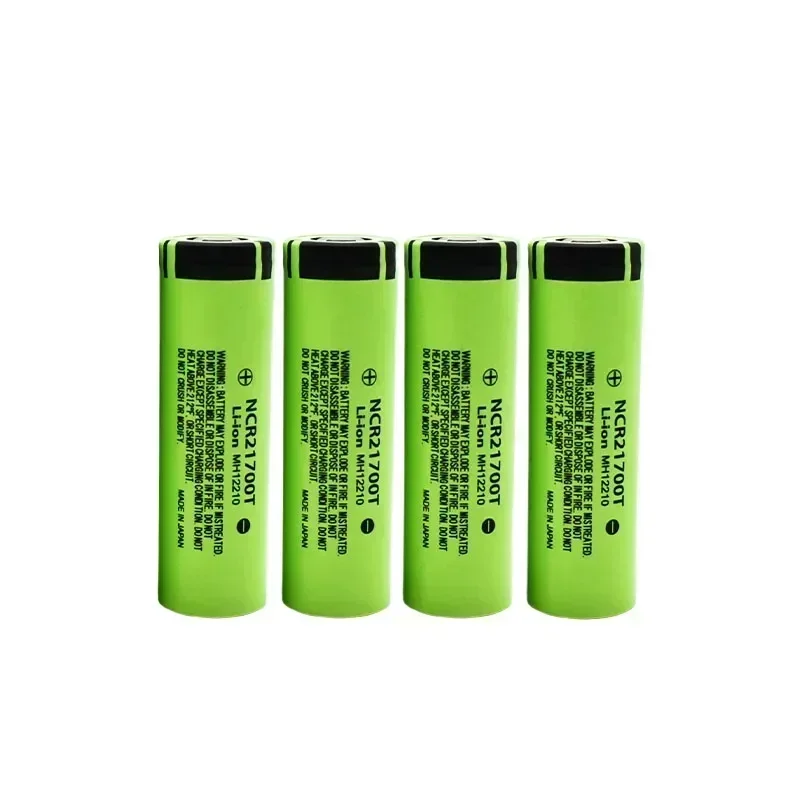 New 21700 NCR21700T Rechargeable Lithium 4800mAh 3.7V Power Battery High Discharge High Drain Li-ion Battery HD Cell +charger