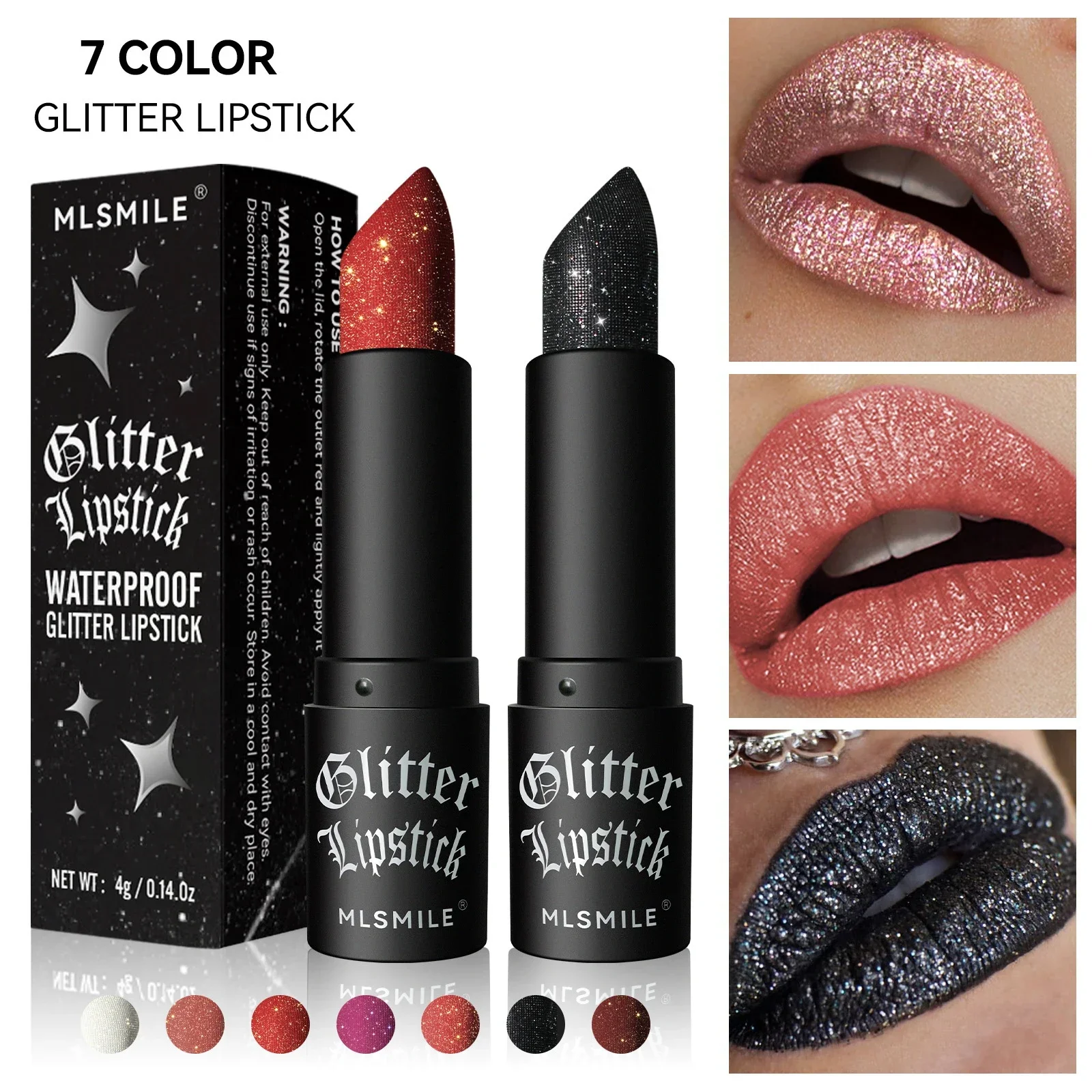 Waterproof Glitter Nude Matte Lipsticks Long Lasting Not Fading Pearlescent Sexy Red Pink Velvet Lipsticks Lips Makeup Cosmetic