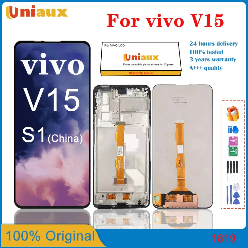 

6.53'' For Vivo V15 1819 LCD Display Touch Screen Digitizer Assembly For Vivo S1 China V1831A V1831T LCD