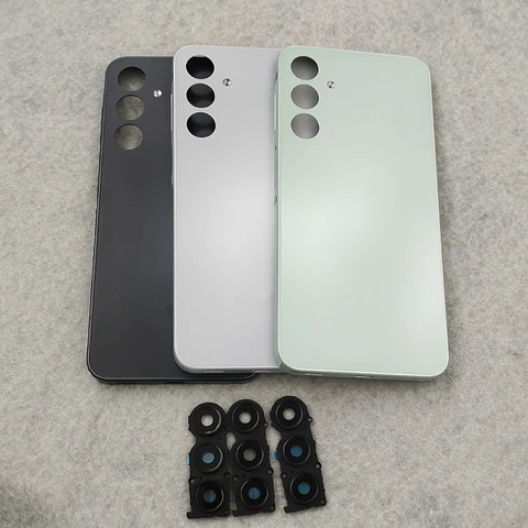Задняя крышка батарейного отсека для Samsung Galaxy A16 4G A165 SM-A165F, задняя панель, дверной корпус, запасные части с рамкой объектива камеры