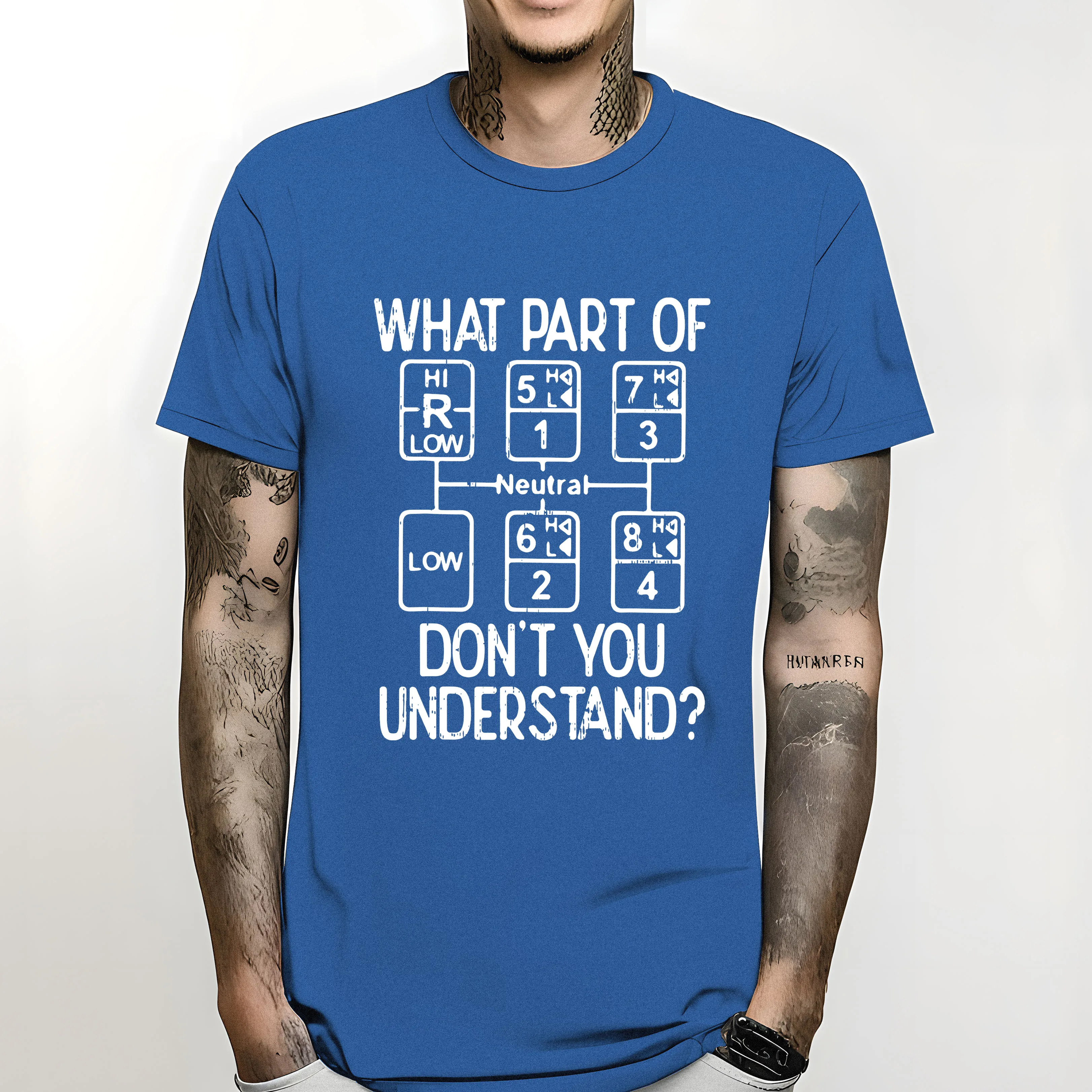 What Part Dont You Understand  Rife Casual Cotton Mens T Shirt Cool Truck Gear Trucker Driver Gift T-Shirt harajuku men clothing