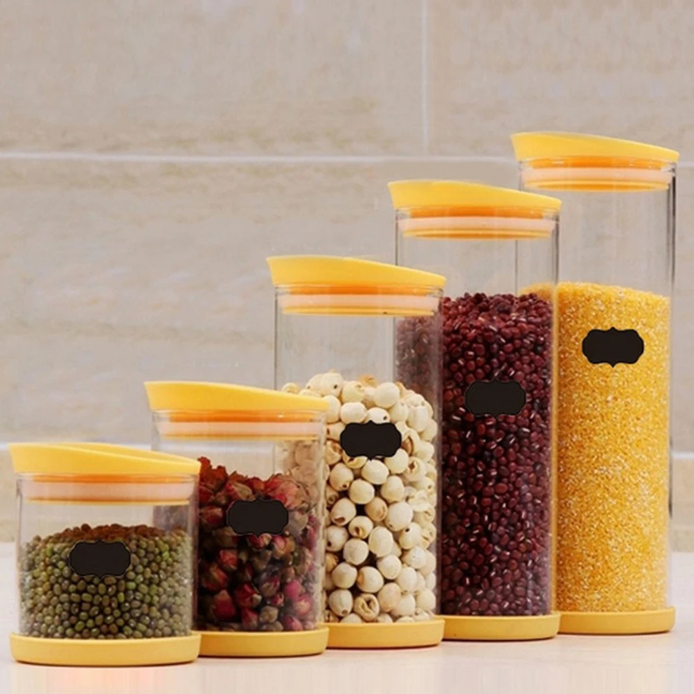 

108Pcs Chalkboard Paper Labels Sticker Label Message Stickers Memo for Refrigerator Bottle Book Organizer Sticker Label