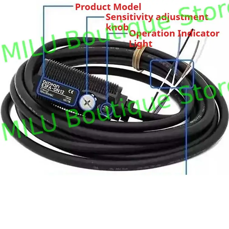 الاستشعار الكهروضوئي E3K 20 متر كشف المسافة 10-30 فولت منتشر انعكاس الاستشعار NPN PNP البصرية التتابع التبديل الاستشعار #5