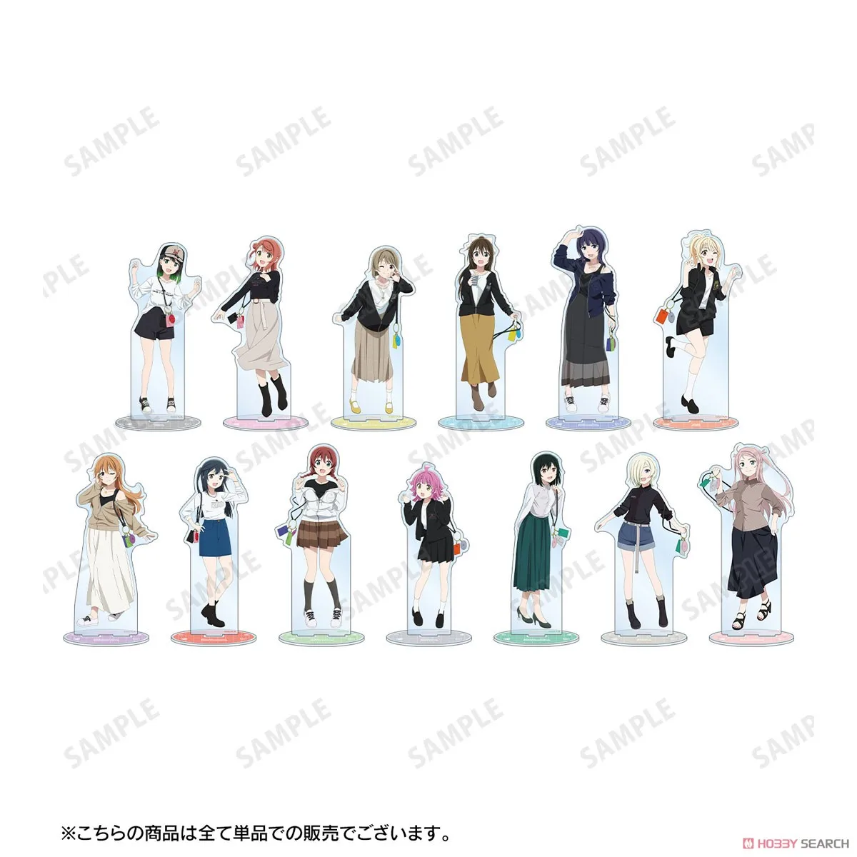 Аниме Love Live Lovelive Acrylic Stand Nijigasaki HD Honoka Kousaka Nozomi Tojo Osaka Shizuku Konoe Kanata Yuki Setsuna Toy Gift
