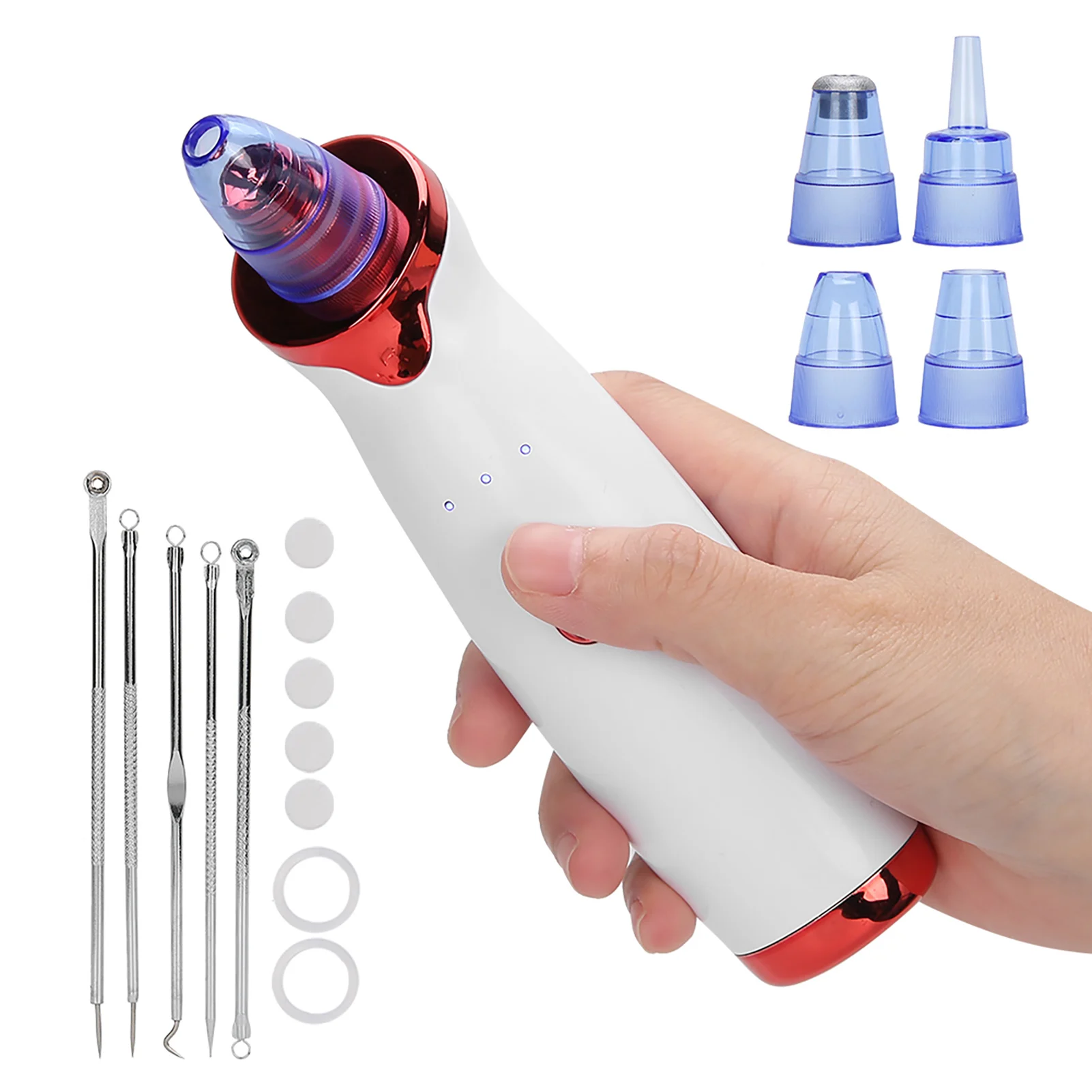 أداة إزالة الرؤوس السوداء، تنظيف المسام الكهربائي، تزيل خلايا الجلد الميت على خفيفة الوزن وصغيرة الحجم لصالونات التجميل المنزلية #6