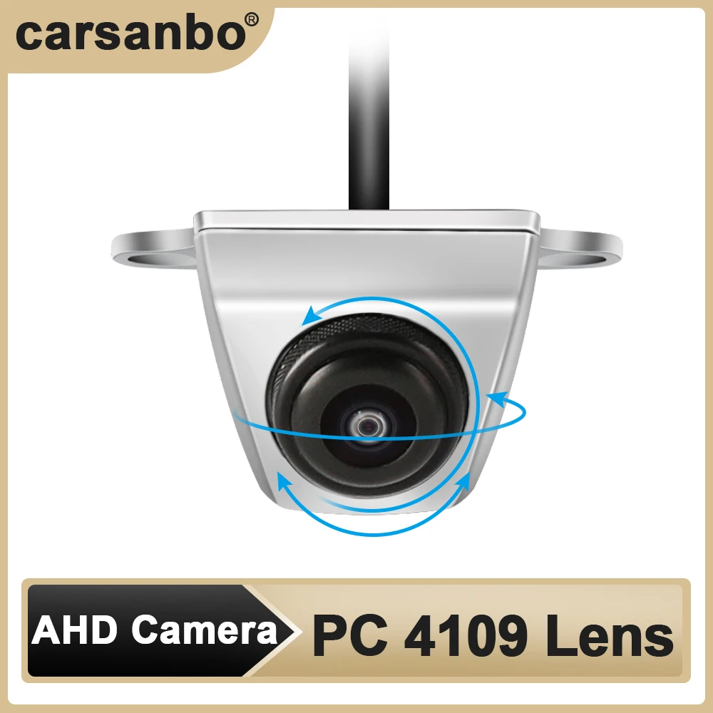 AHD 1280*720P Car 360 Rotatable Suspension Camera,HD Fisheye Night Vision Camera with Switchable Front and Rear View,PC4109 Lens