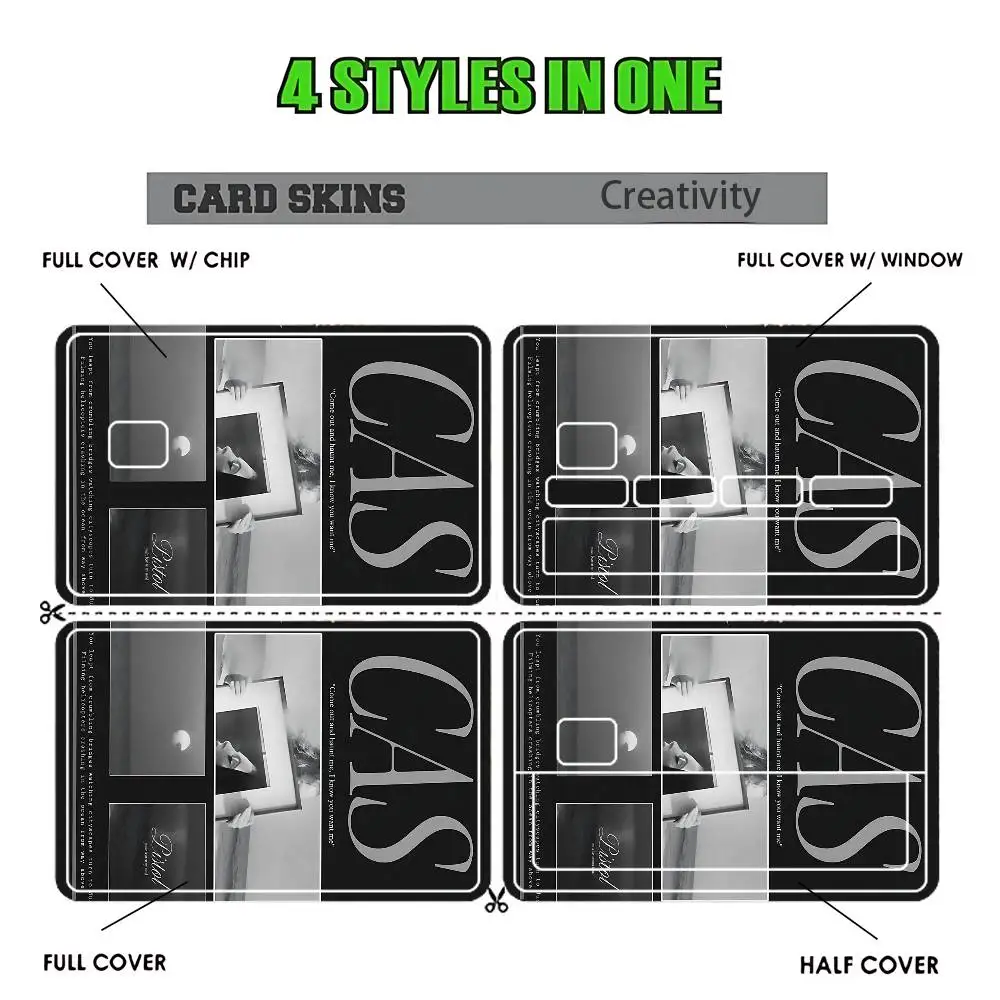 C-Cigarette بعد S-Sex CAS ملصقات الائتمان فيزا الخصم البنك بطاقة شحن حافلة مترو ملصق مضاد للمياه ملصق الديكور