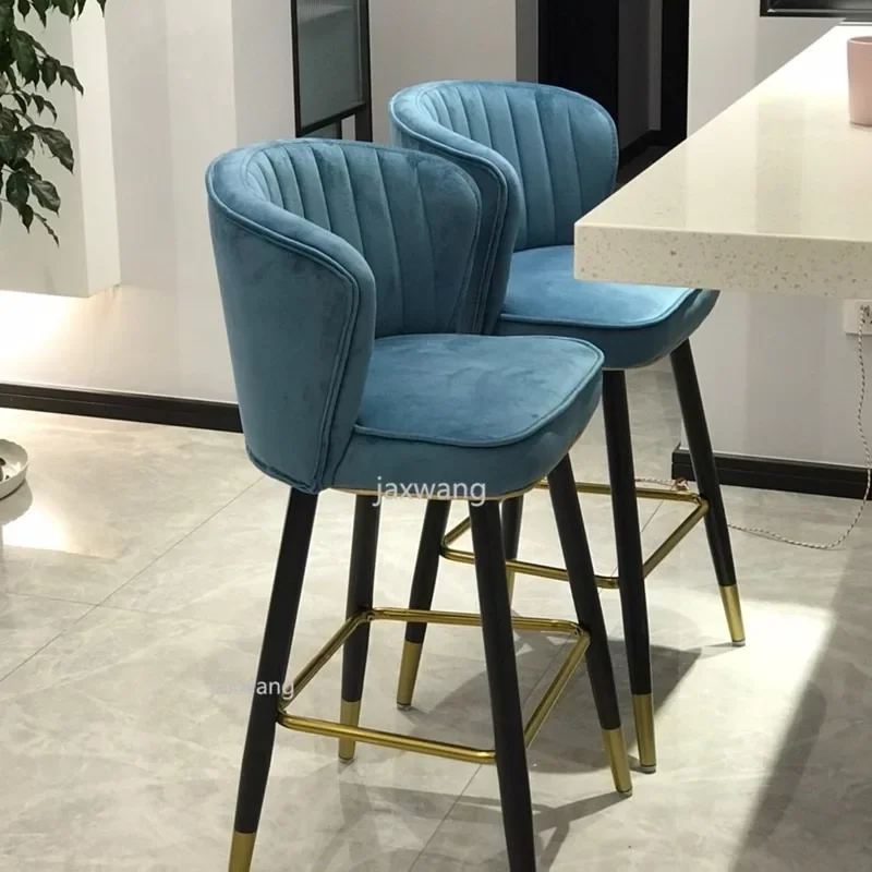 

Island Table Luxury Bar Chair Postmodern Minimalist Desk Bar Tools Bartender Metal Chair Taburetes Altos De Cocina Furniture