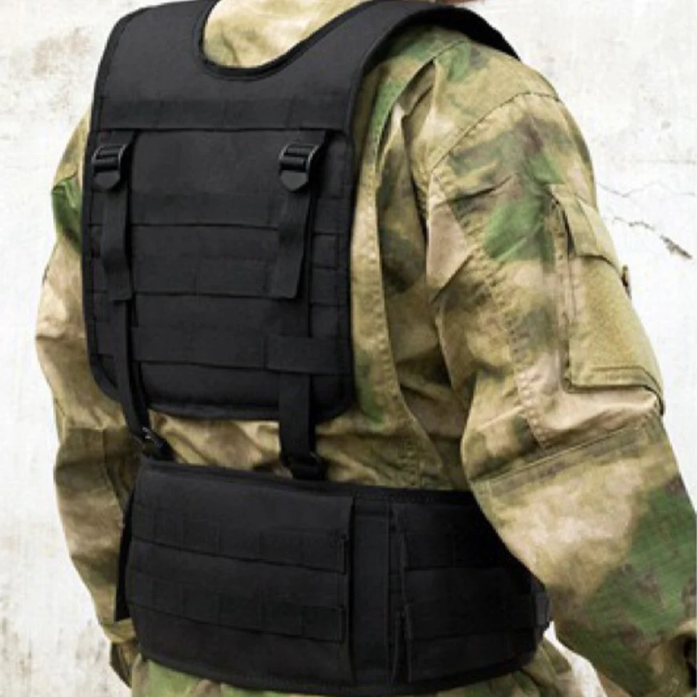 

Многофункциональный охотничий жилет и пояс для тренировок на открытом воздухе, с подкладкой, для страйкбола, пейнтбола, из ткани Оксфорд, для стрельбы и военных игр