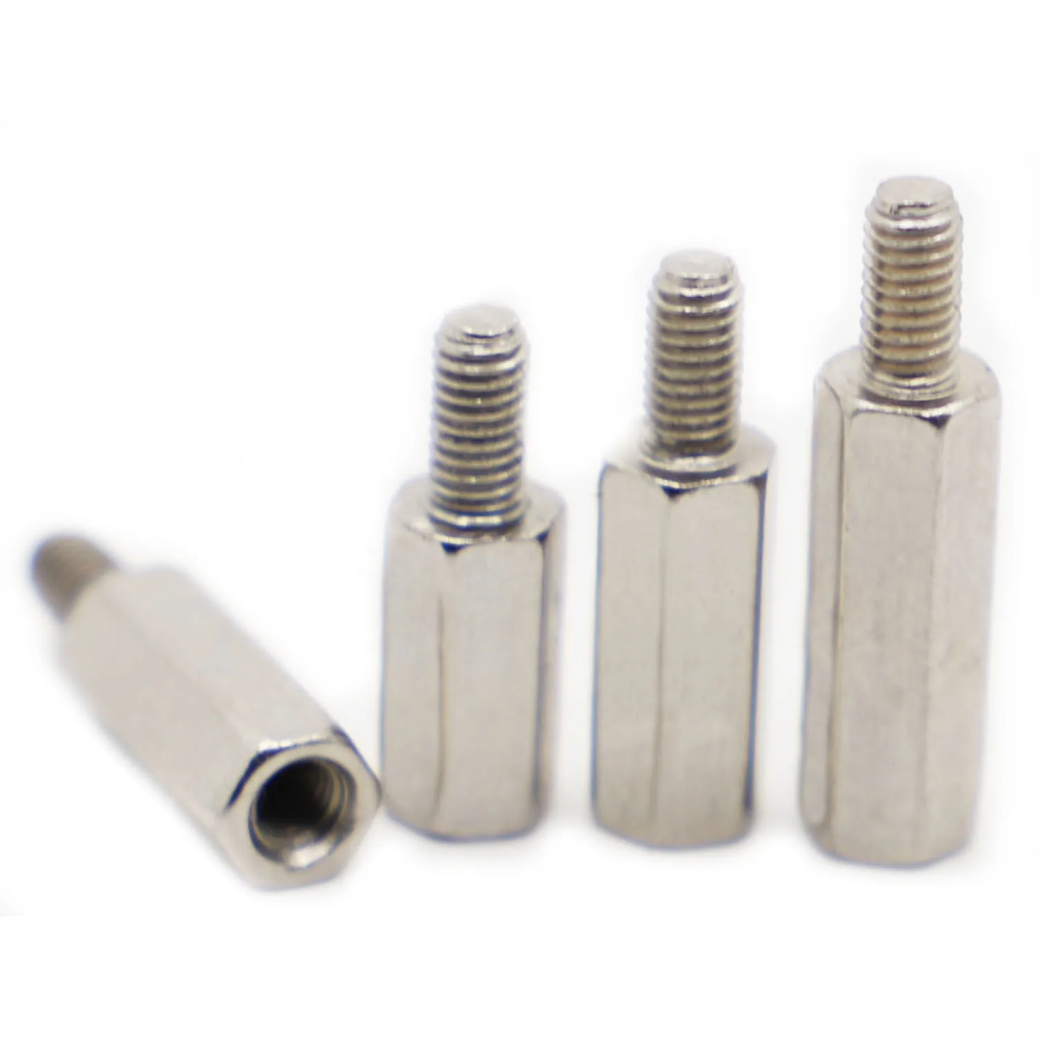 

M2 M2.5 M3 M4 Nickel Plated Steel Male To Female Standoff Spacer Hexagonal Stud Spacer Pillars
