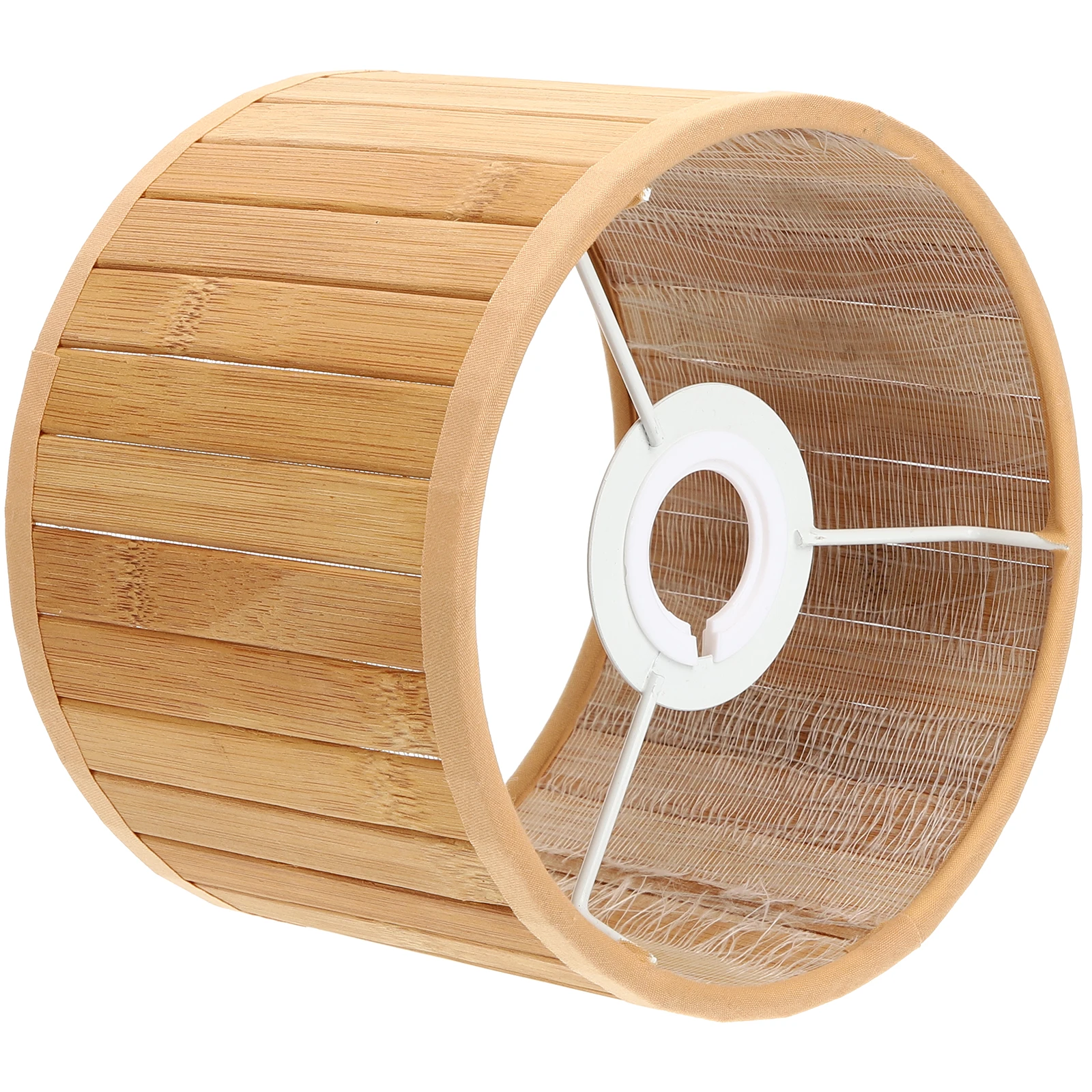 الخيزران عاكس الضوء الصغيرة خمر نمط استبدال غطاء ل E27 E14 لمبة قواعد برميل ضوء الظل لتركيبات الإضاءة الداخلية #1