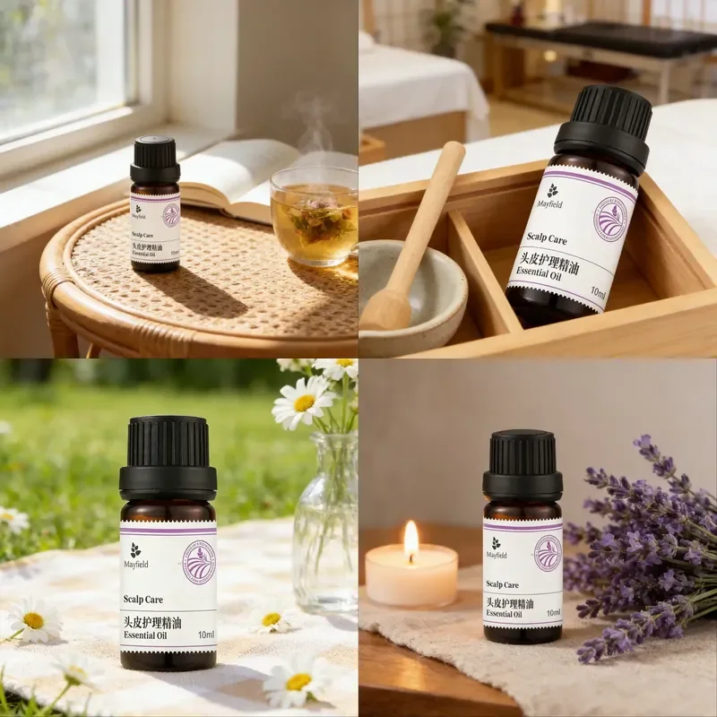 

【CHIMU HOME】 Natural Scalp Treatment Oil for Dry Itchy Scalp Care Hair Growth Support