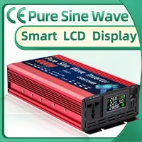 Pure Sine Wave Inverter 12V 220V 24V 110V 1000W 1600W 3000W 4000W 5000W DC To AC Portable Power Converter Car Solar Inverter