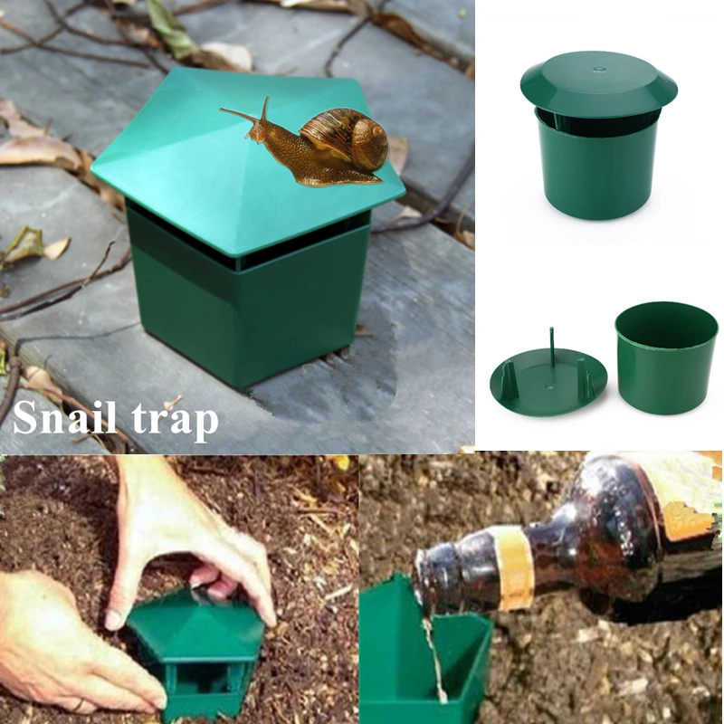 Snail Cage Slug House Snail Trap Catcher Pests Reject Gintrap Tools Animal Pest Repeller Garden Farm Protector Eco-friendly